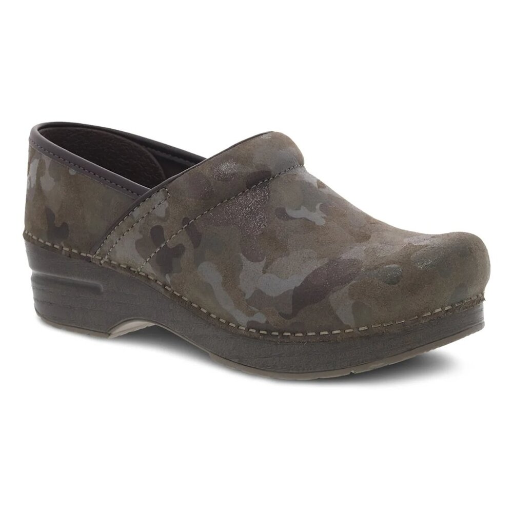 Dansko Professional Clogs CAMO SUEDE Slip On US 9.5 , 10 - EU 40
